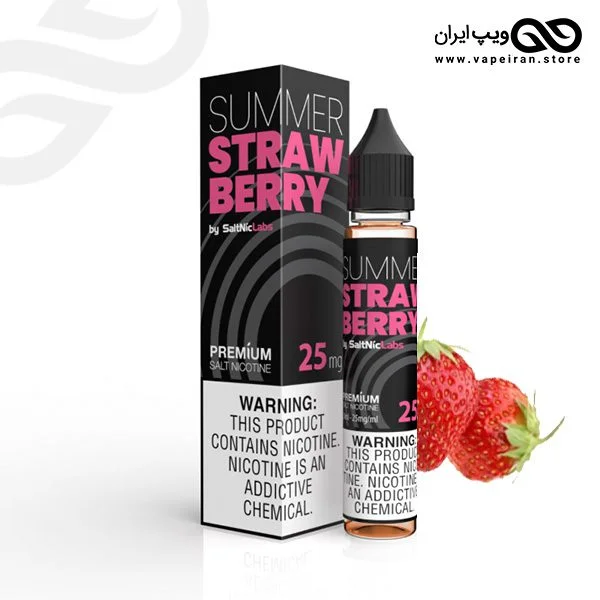 جویس سالت طعم توتفرنگی VGOD SaltNic Summer Strawberry - Image 1