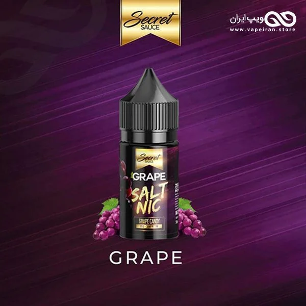 جویس سالت طعم انگور قرمز Secret Sauce Grape SaltNic - Image 1
